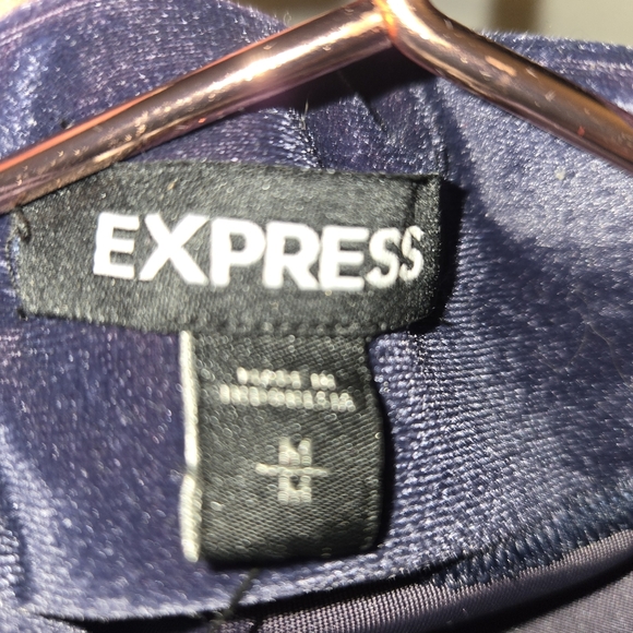 Express Women's Velveteen Sleeveless Shells - Navy, Gray, and Black - Picture 11 of 12